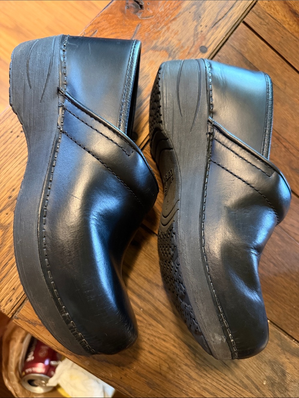 Dansko Black Leather - XP2.0 - Slip-On Clogs - Sz 39 (USA 8.5) - Picture 3 of 12